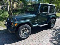 Begagnad Jeep Wrangler 177 HK (130 kW) 2004 Grön SUV