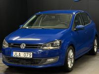 Begagnad VW Polo R-line 86 HK (63 kW) 2010 Blå Halvkombi