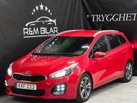 Begagnad Kia Ceed GT-Line 136 HK (100 kW) 2016 Röd Halvkombi