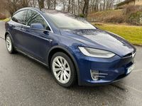 begagnad Tesla Model X 100D 6-Sits Drag Exportnettopris 1Äg.Sv-Såld