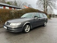 begagnad Saab 9-5 2,3t, besiktigad men läs annonsen