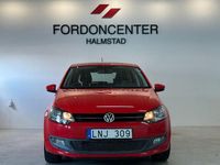 Begagnad VW Polo 86 HK (63 kW) 2010 Röd Halvkombi