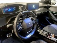 Begagnad Peugeot e-208 GT-line 100 kW (136 HK) 2022 Svart Halvkombi