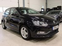 Begagnad VW Polo 90 HK (66 kW) 2016 Svart Halvkombi