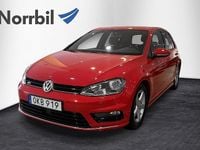 Begagnad VW Golf VII R-line 150 HK (110 kW) 2016 Röd Halvkombi