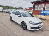 Begagnad VW Golf VI GTD 170 HK (125 kW) 2011 Vit Halvkombi
