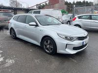 Begagnad Kia Optima Hybrid Sport 2018 Grå Sedan
