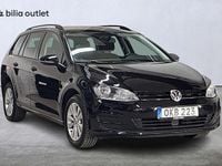 Begagnad VW Golf VII 110 HK (80 kW) 2016 Svart Kombi