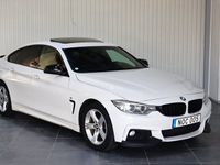 begagnad BMW 428 245hk M Sport Taklucka kamera Navi Paddlar H&K ljud