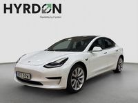 Begagnad Tesla Model 3 Standard Range Plus 239 kW (325 HK) 2019 Vit Sedan