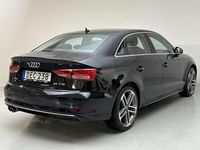 Begagnad Audi A3 Sport 150 HK (110 kW) 2019 Svart Sedan