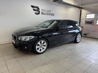 Begagnad BMW 116 M Sport 116 HK (85 kW) 2016 Svart Halvkombi