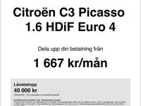 begagnad Citroën C3 Picasso 1.6 HDiF Euro 4