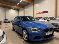 Begagnad BMW 116 M Sport 136 HK (100 kW) 2014 Blå Halvkombi