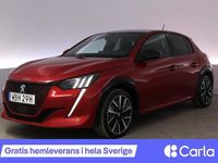 Begagnad Peugeot e-208 GT-line 100 kW (136 HK) 2021 Röd Halvkombi