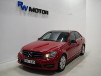 Begagnad Mercedes C180 AMG 156 HK (114 kW) 2012 Röd Sedan