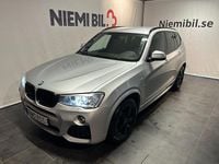 Begagnad BMW X3 M Sport 190 HK (139 kW) 2016 Silver SUV