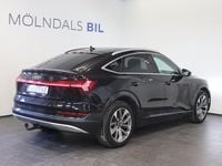 Begagnad Audi e-tron Sportback 300 kW (408 HK) 2022 Svart metallic SUV