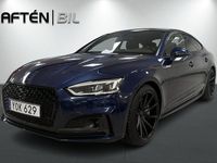 Begagnad Audi A5 Sportback S-Line 252 HK (185 kW) 2018 Svart Halvkombi