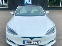 Begagnad Tesla Model S Long Range AWD 311 kW (423 HK) 2019 Vit Halvkombi