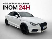 Begagnad Audi A3 S-Line 150 HK (110 kW) 2017 Vit Sedan