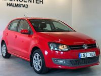 Begagnad VW Polo 86 HK (63 kW) 2010 Röd Halvkombi