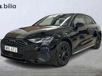 Begagnad Audi A3 Sportback Proline 150 HK (110 kW) 2022 Svart Halvkombi