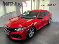 Begagnad Honda Civic 120 HK (88 kW) 2018 Röd Halvkombi