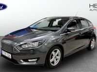 Begagnad Ford Focus Titanium 125 HK (91 kW) 2015 Grå Halvkombi