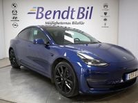 Begagnad Tesla Model 3 Long Range AWD 366 kW (498 HK) 2022 Blå Sedan