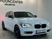 Begagnad BMW 118 143 HK (105 kW) 2014 Vit Halvkombi