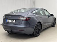 Begagnad Tesla Model 3 Long Range AWD 366 kW (498 HK) 2021 Grå Sedan