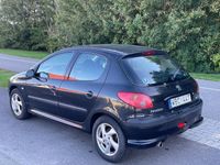 begagnad Peugeot 206 5-dörrar 1.6 XT | Nybesiktigad