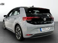 Begagnad VW ID.3 Pro 150 kW (204 HK) 2022 Moonstone grey black Halvkombi