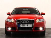 Begagnad Audi A4 S-Line 141 HK (103 kW) 2008 Röd Kombi