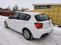 Begagnad BMW 116 M Sport 136 HK (100 kW) 2015 Vit Halvkombi