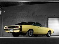 Begagnad Dodge Charger 294 HK (216 kW) 1968 Gul Sedan