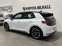 Begagnad VW ID.3 Pro Performance 150 kW (204 HK) 2021 Vit Halvkombi