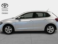 Begagnad VW Polo Comfortline 95 HK (69 kW) 2018 Silver Halvkombi