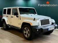 Begagnad Jeep Wrangler Unlimited Sahara 285 HK (209 kW) 2016 Vit SUV