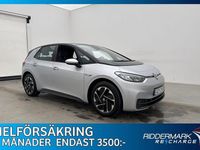 Begagnad VW ID.3 Pro Performance 150 kW (204 HK) 2020 Silver Halvkombi
