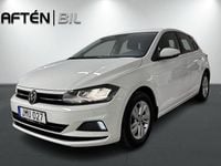 Begagnad VW Polo 95 HK (69 kW) 2018 Vit Halvkombi