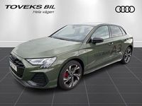 Begagnad Audi A3 S-Line 272 HK (200 kW) 2025 Distriktgrön metallic