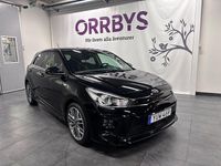 Begagnad Kia Rio GT-Line 120 HK (88 kW) 2018 Svart (svartmetallic) Halvkombi
