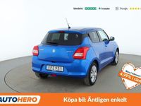 Begagnad Suzuki Swift 91 HK (66 kW) 2017 Blå Halvkombi