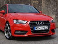 Begagnad Audi A3 S-Line 150 HK (110 kW) 2013 Röd Halvkombi