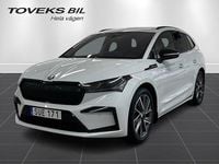 Begagnad Skoda Enyaq iV SportLine 150 kW (204 HK) 2022 Vit (moon white metallic) SUV