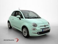 Begagnad Fiat 500 Lounge 69 HK (50 kW) 2016 Grön Halvkombi