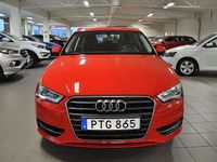 Begagnad Audi A3 Sportback 110 HK (80 kW) 2015 Röd Halvkombi