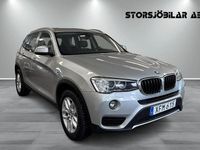 Begagnad BMW X3 190 HK (139 kW) 2017 Silver SUV